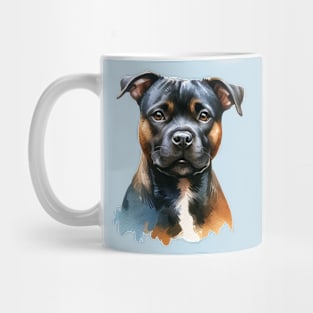 Staffordshire Bull Terrier Watercolor - Beautiful Dog Mug